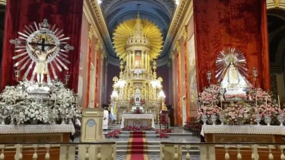 Señor y Virgen del Milagro. Fuente: (Twitter)