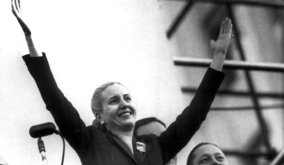Eva Perón. Fuente: (Twitter)