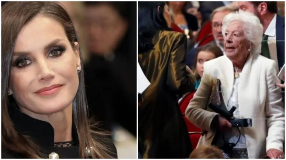 Así de amorosa y cercana era la relación de Letizia con su abuela Menchu