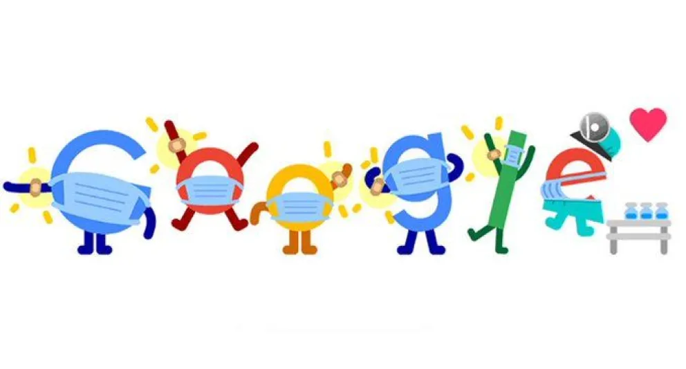 ¡No bajemos los brazos! Google y el nuevo Doodle sobre prevención COVID-19