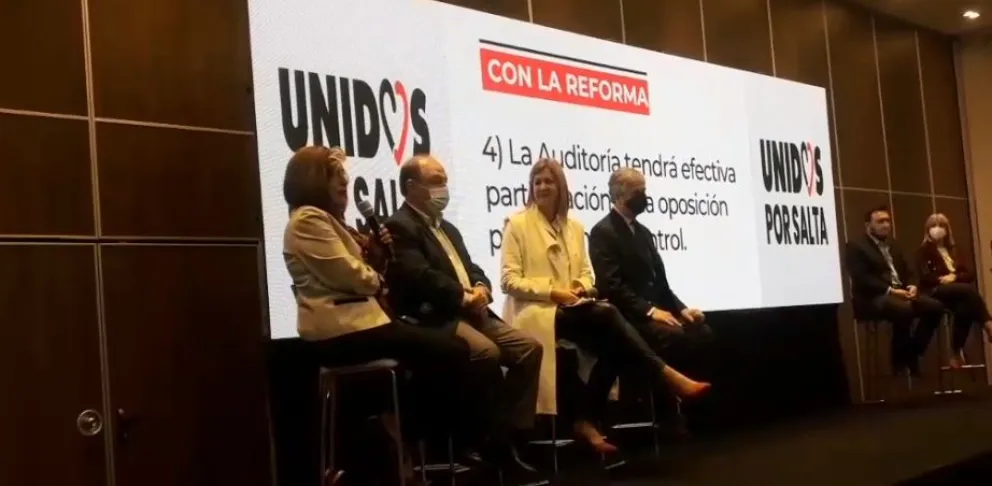 Elecciones en Salta: los candidatos a Convencionales Constituyentes de Unidos por Salta "salieron a la cancha" 