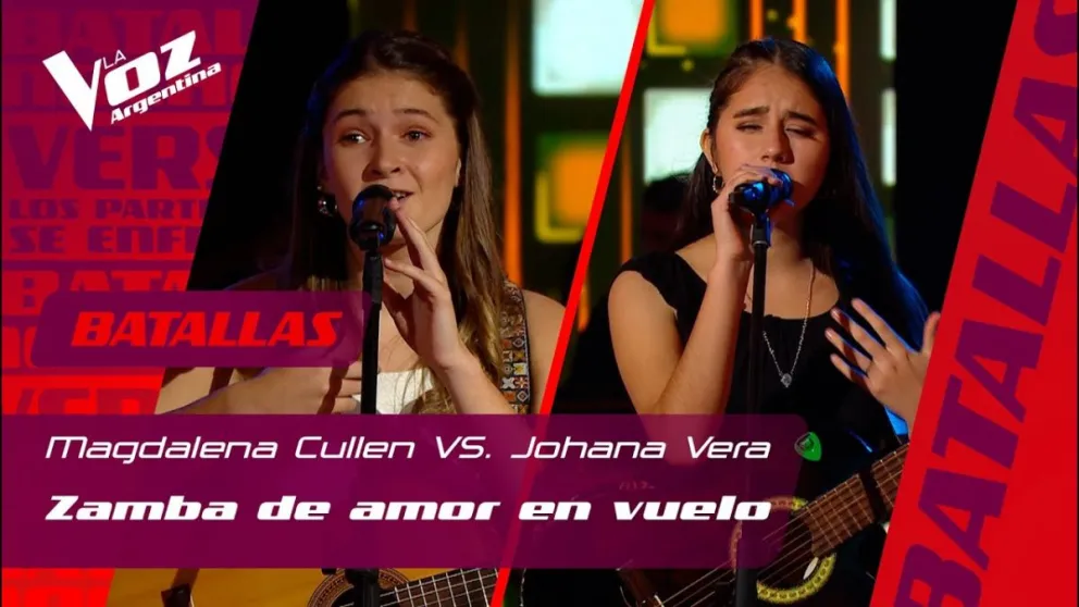 La Voz: Johana Vera, la joven salteña participante del show se enfrentó a una compañera en un reñido duelo musical