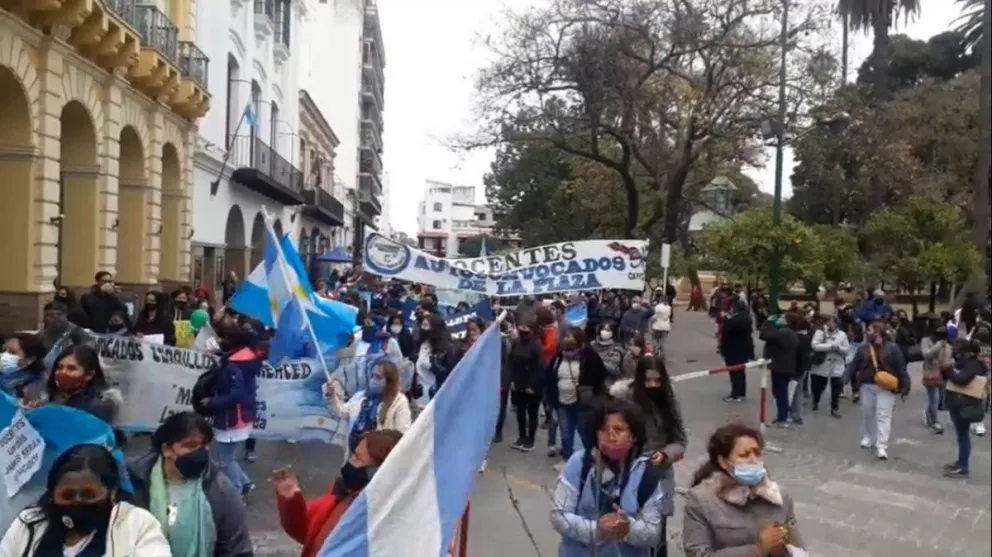 Paro docente: jornada de masiva movilización de toda la provincia