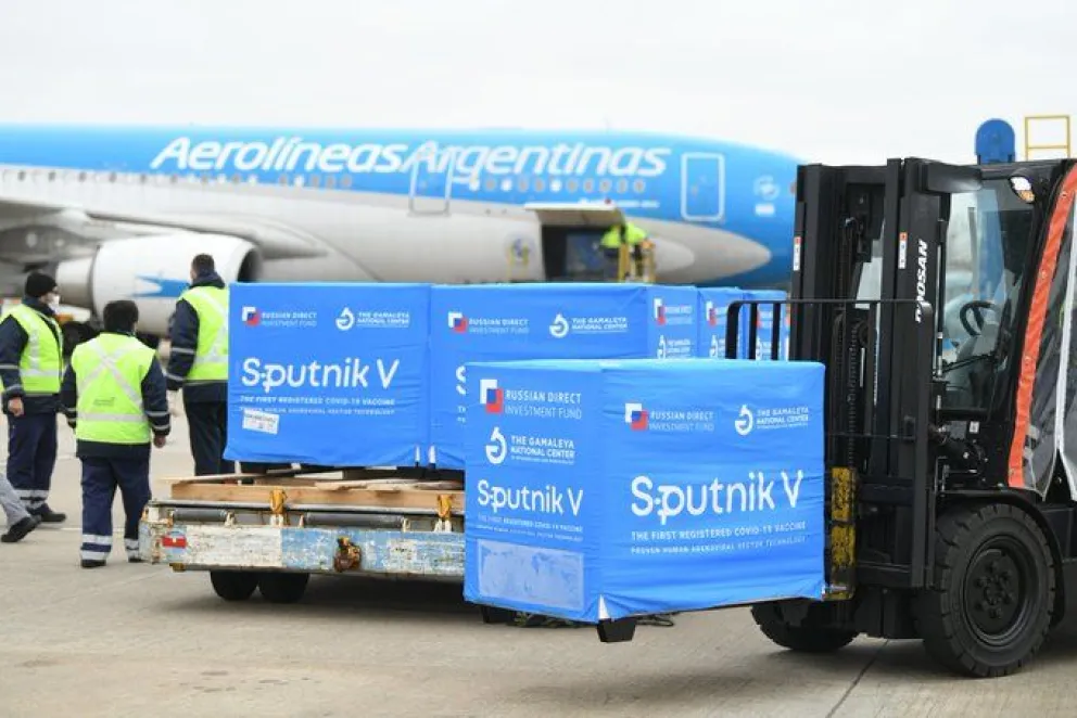 Argentina: llegaron nuevas dosis del segundo componente de Sputnik V 