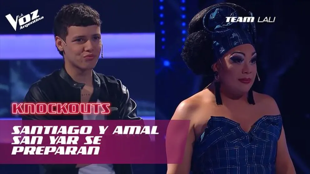 La Voz: Santiago Borda  y Amal Sar Yan se enfrentaron en los Knock Outs y fue un ¡duelo de titanes!