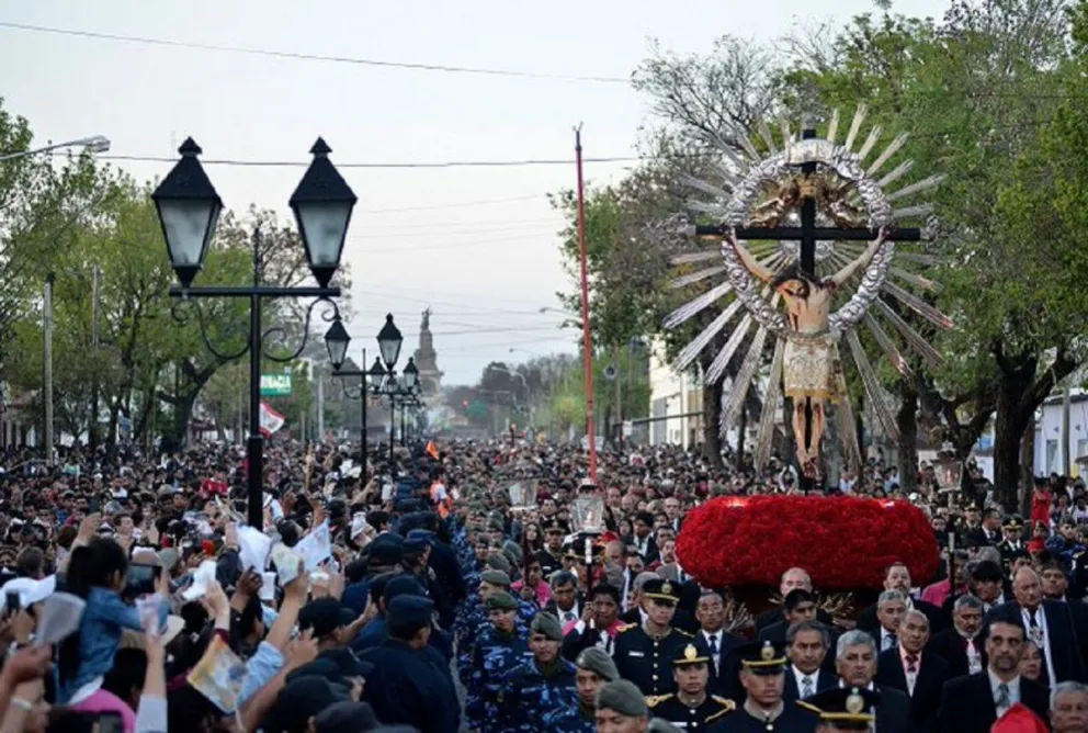 Foto: Procesión del Milagro. Fuente: Twitter