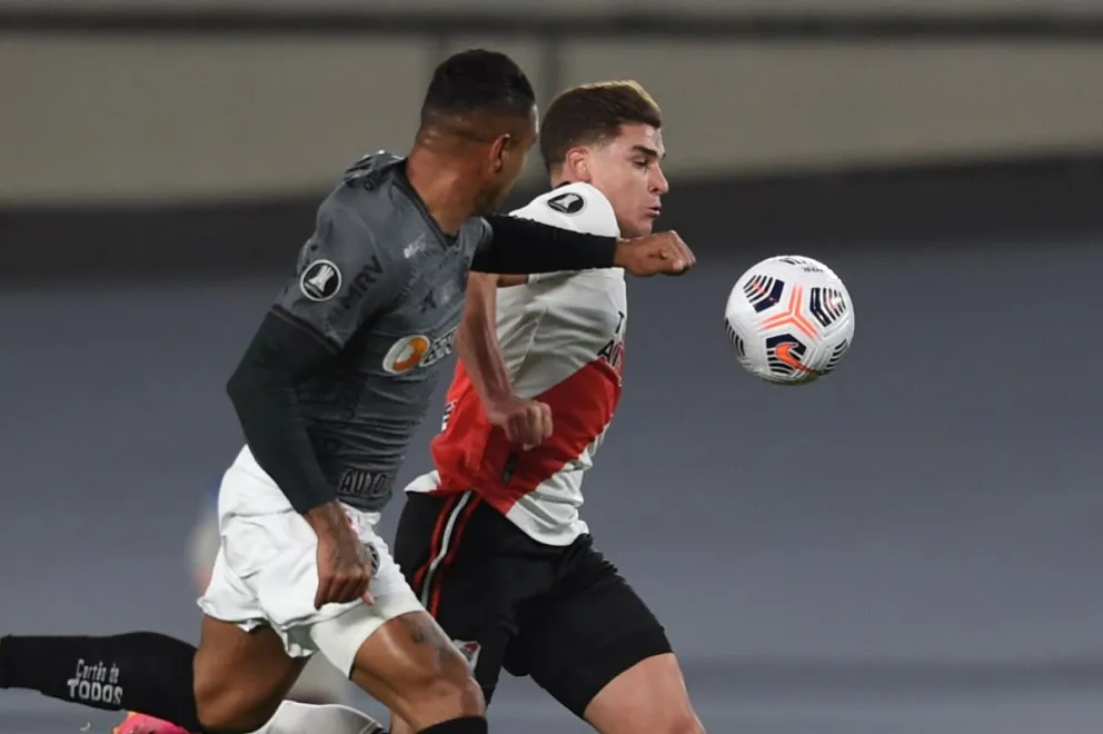 Por un lugar en las semifinales de la Copa Libertadores: River pierde 3 a 0 ante Atlético Mineiro