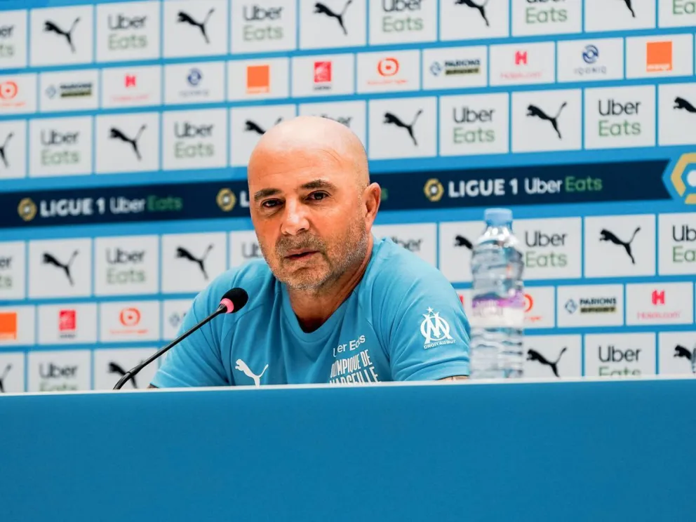 Escándalo en Francia: Jorge Sampaoli, descontrolado en medio del Niza-Marsella 