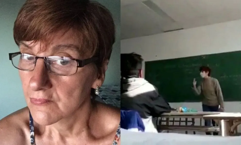 Educación tomó una decisión con la maestra que increpó a un alumno para defender al kirchnerismo 