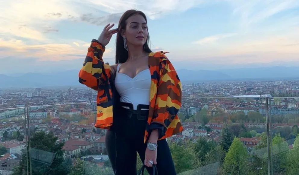 Georgina Rodríguez se fotografió sudada haciendo esto junto a Cristiano Ronaldo