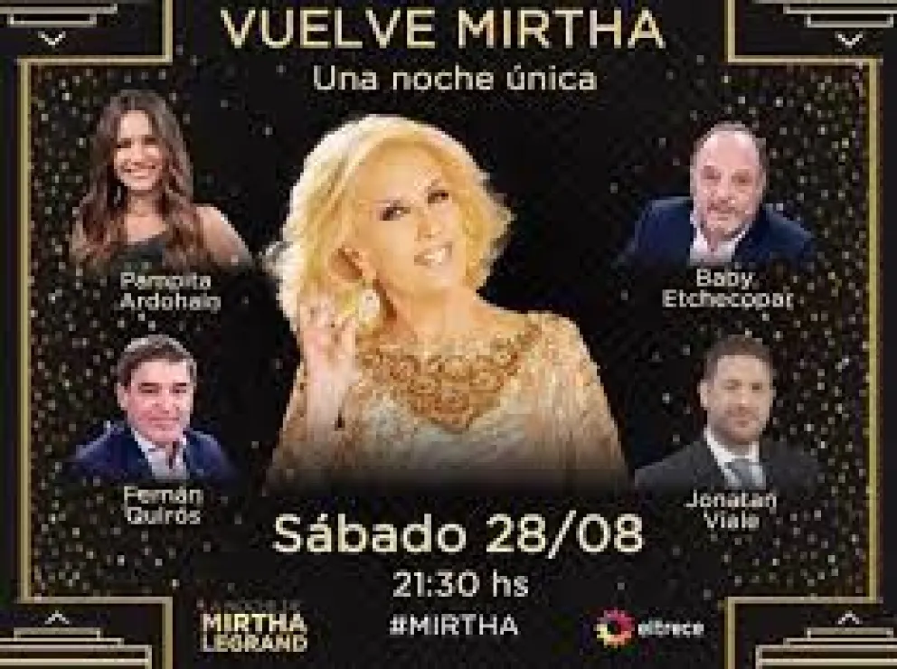 La noche de Mirtha: Todos los detalles del gran regreso a la tv de la diva