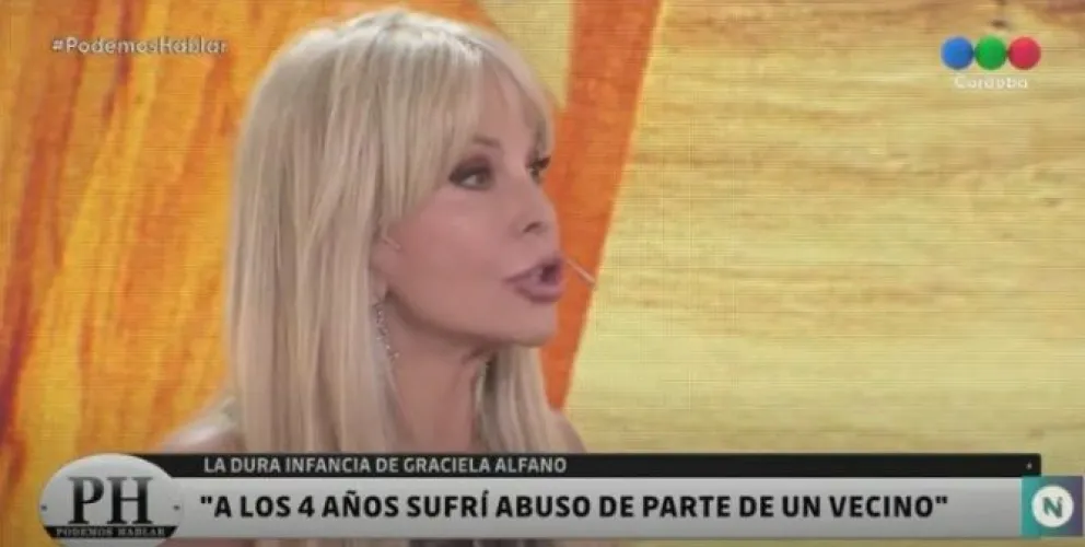 Podemos Hablar: Graciela Alfano compartió los terribles detalles del abuso que sufrió de niña