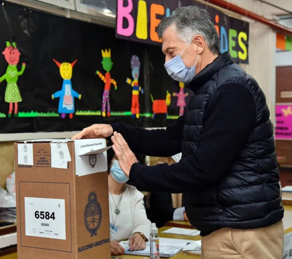 Mauricio Macri: “¡Voté!”