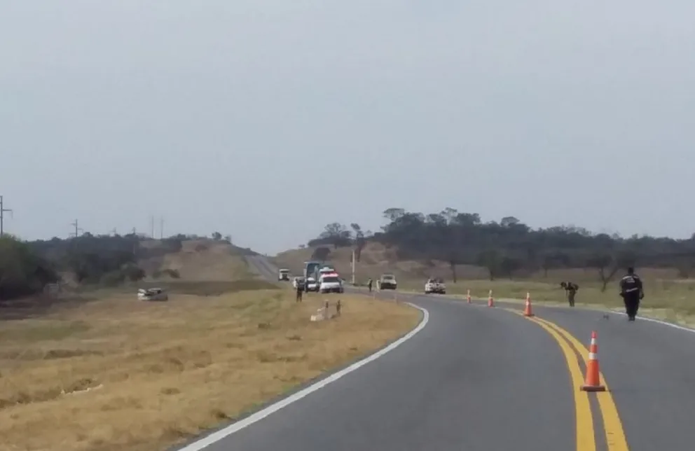 Rosario de la Frontera: salteño perdió el control de su vehículo y volcó
