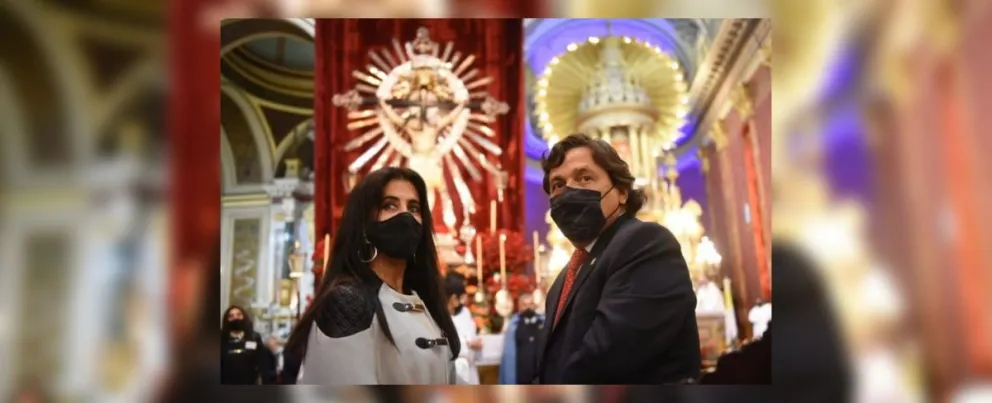 Gustavo Sáenz y su esposa en el Milagro: "Renovaremos el pacto de fe con nuestros Santos Patronos"