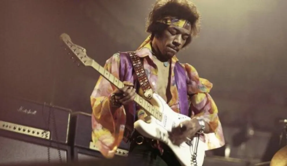 Jimi Hendrix. Fuente: (Twitter)