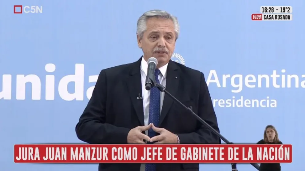 Las frases más destacadas de Alberto Fernández en la asunción de los nuevos funcionarios 