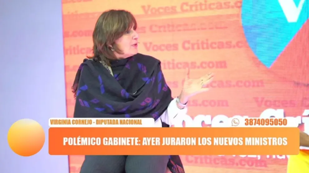 Virginia Cornejo: "Con un mapa pintado de amarillo vamos a tener un control del Congreso"