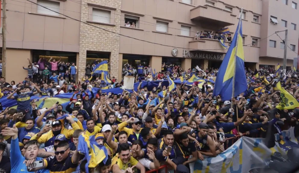 Recepción a Boca Juniors. Fuente: (Twitter)