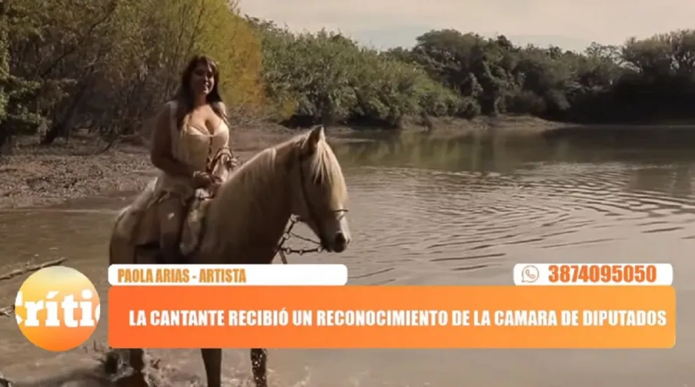 Paola Arias, una artista que sabe llevar en alto el nombre de la provincia