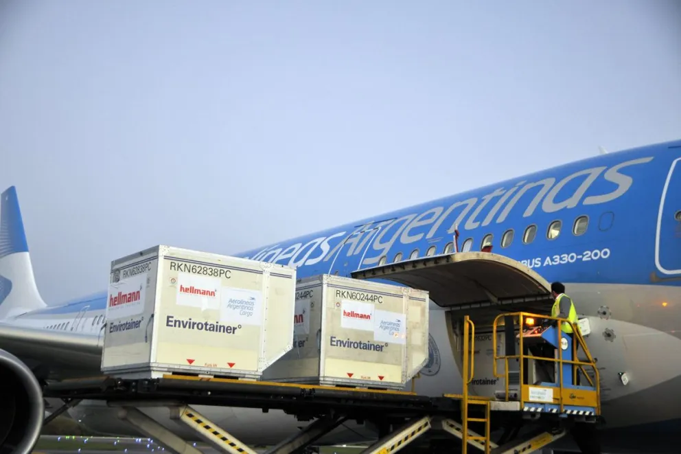  Campaña de vacunación: llegaron 1.440.000 dosis de vacunas Sinopharm