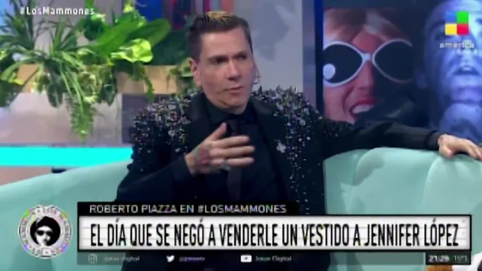El día que Roberto Piazza se negó a venderle un vestido a Jennifer Lopez