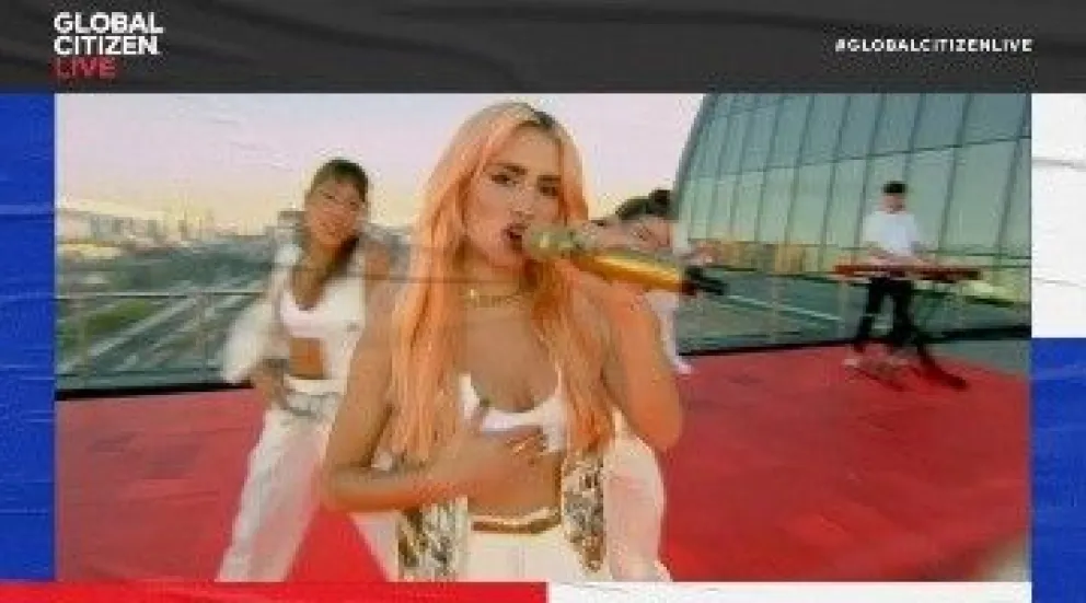 Lali Espósito brilló en el “Global Citizen” 2021 con una increíble presentación