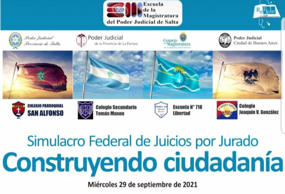 Salta participará del primer Simulacro Federal de Juicios por Jurado