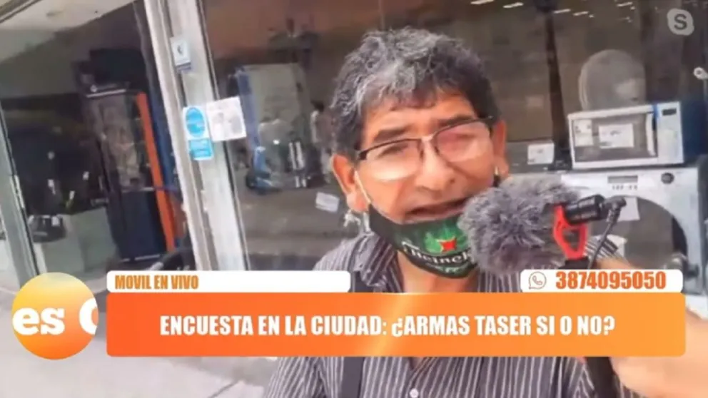 Pistolas Taser: la opinión de la gente en la calle entre el desconocimiento y el apoyo 