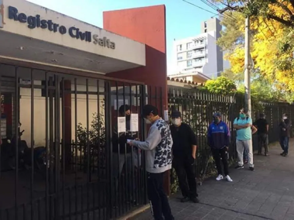 Foto: Registro Civil. Fuente: Twitter