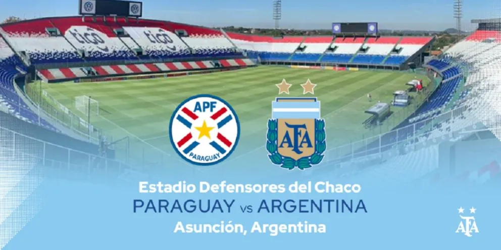 Rumbo a Qatar 2022, ya juegan la Selección Argentina vs. Paraguay