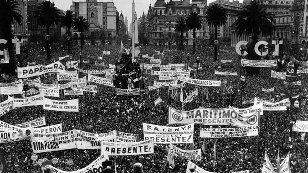 Día de la Lealtad peronista. Foto: Télam 