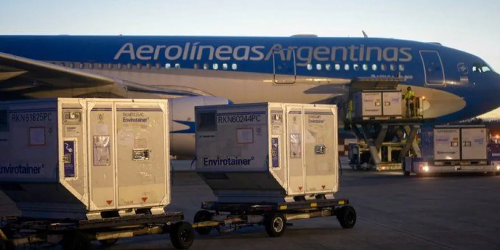 Argentina recibió un nuevo cargamento de vacunas AstraZeneca