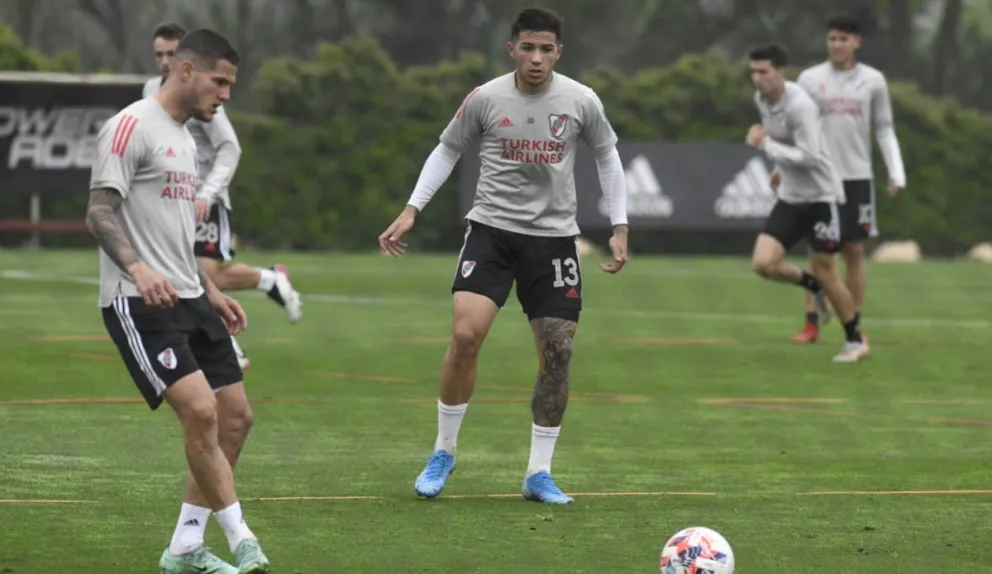 Práctica de River Plate. Fuente: (Twitter)