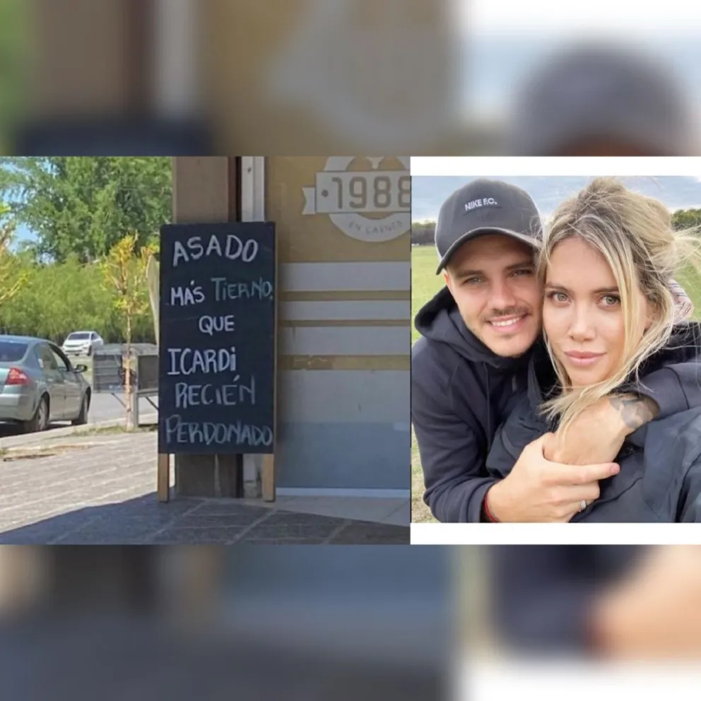 Marketing nivel Dios: la carnicería que vende asado "más tierno que Icardi recién perdonado"