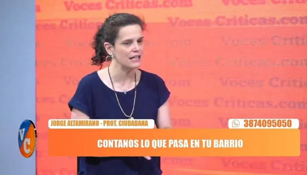 Cristina Fiore: "En el expediente de intervención de Salvador Mazza no hay ni media coma"
