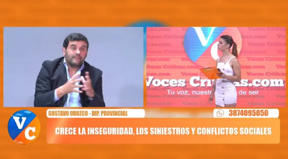 Gustavo Orozco: "Hay 2.200 firmas de rosarinos pidiendo por la intervención de Rosario de la Frontera"