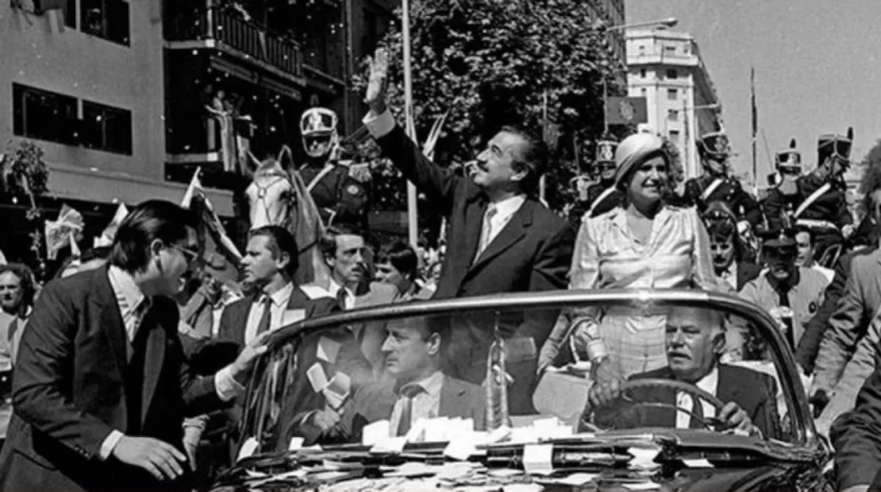 Raúl Alfonsín. Fuente: (Twitter)
