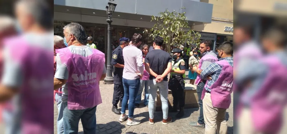 Mediodía caldeado en Salta: picante enfrentamiento entre la municipalidad y gastronómicos