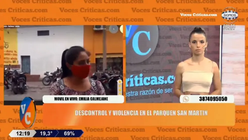 Piñas, patadas y robo: vendedores ambulantes violentaron a funcionarios municipales