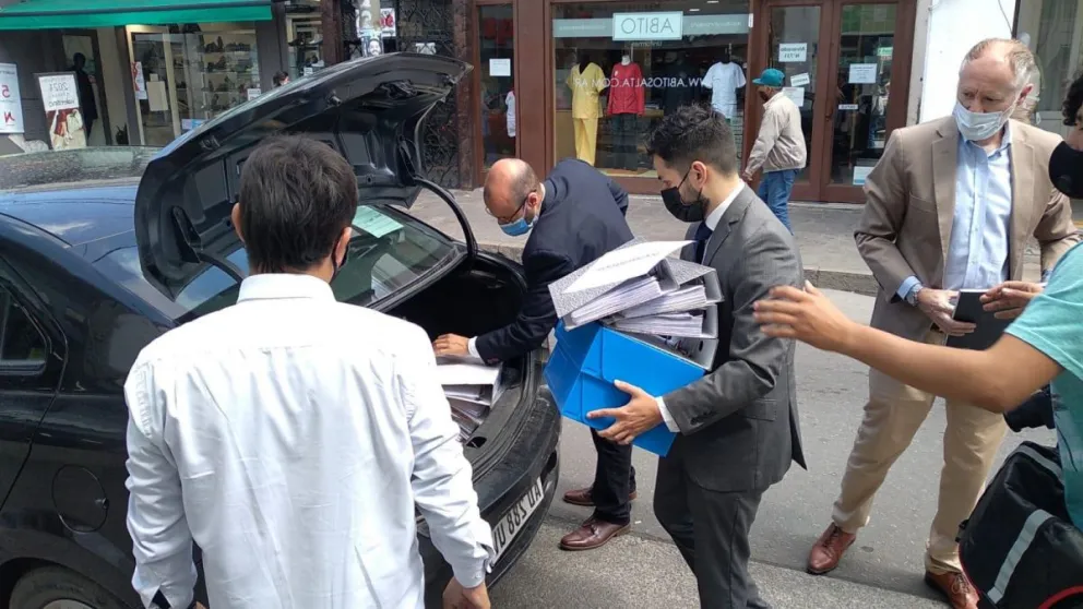 Lo que se llevaron durante el allanamiento en las oficinas de Espacios Públicos de la Municipalidad