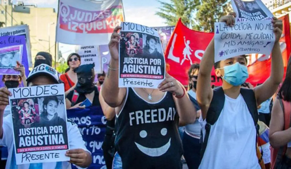 Marcha por Agustina. Fuente: (Twitter)