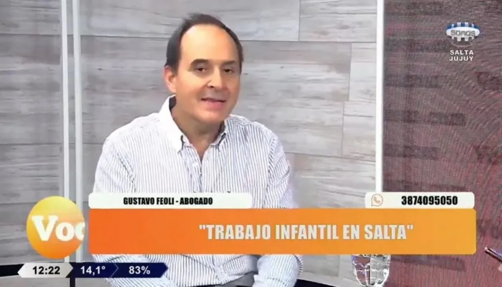 Gustavo Feoli: "En Salta está naturalizado el trabajo infantil doméstico y rural" 