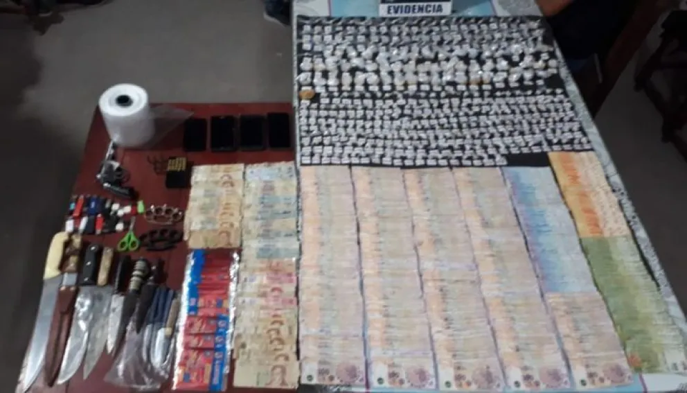 En tres allanamientos en Salta, secuestran una gran cantidad de drogas y dinero