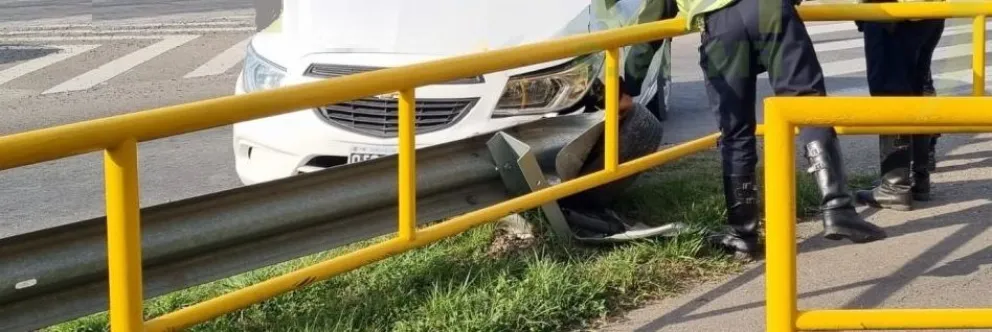 Mañana de terror: salteño comenzó a convulsionar y protagonizó un durísimo choque