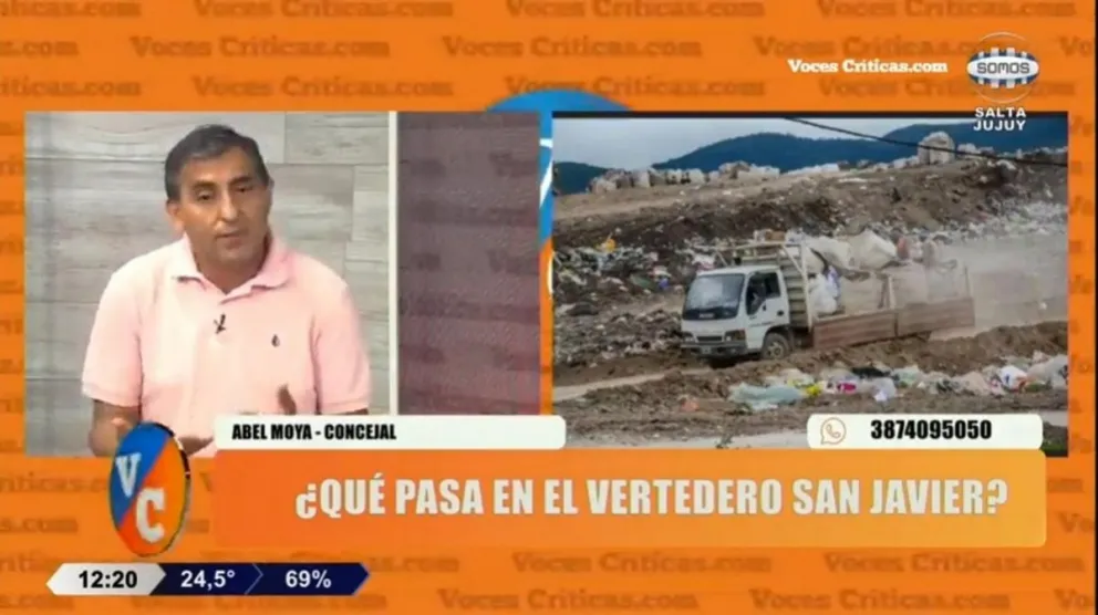 Abel Moya: "La situación en el vertedero no ha cambiado nada, se sigue acumulando basura"
