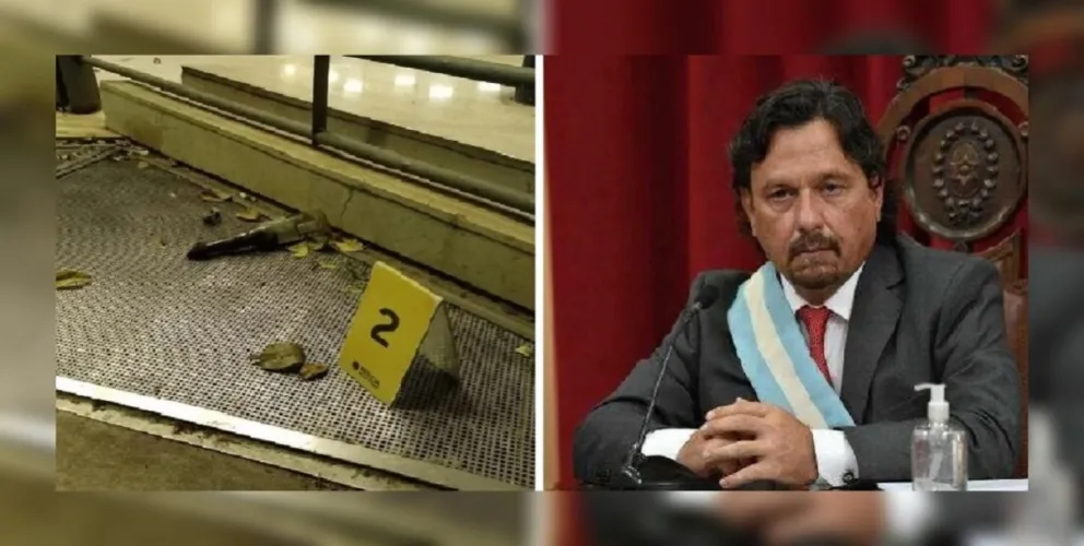 Gustavo Sáenz repudió el ataque contra el edificio de Clarín