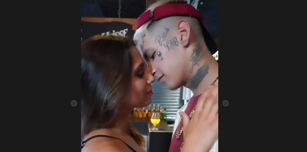 Cinthia Fernández y L-Gante protagonizaron un impactante y picante video en redes sociales