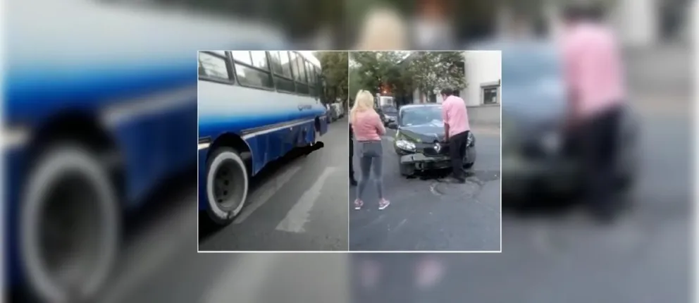 Martes accidentado: remisero se llevó puesto un colectivo de SAETA
