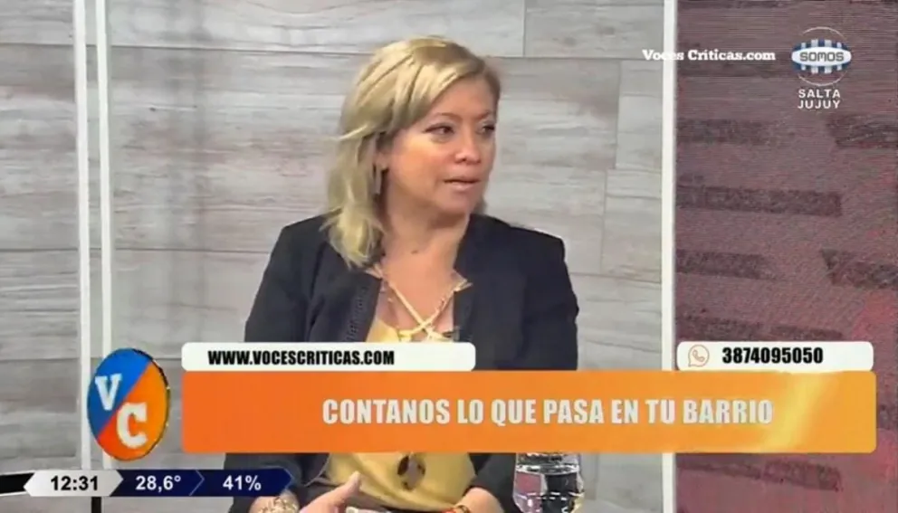 Frida Fonseca: "Ha incrementado el índice delictivo en Salta"